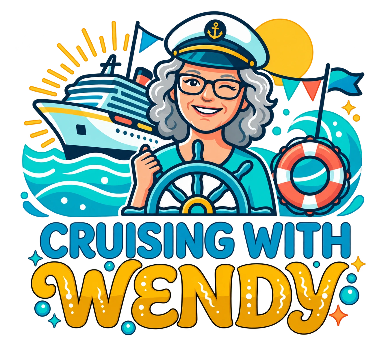 Cruising with Wendy — your friendly captain at sea